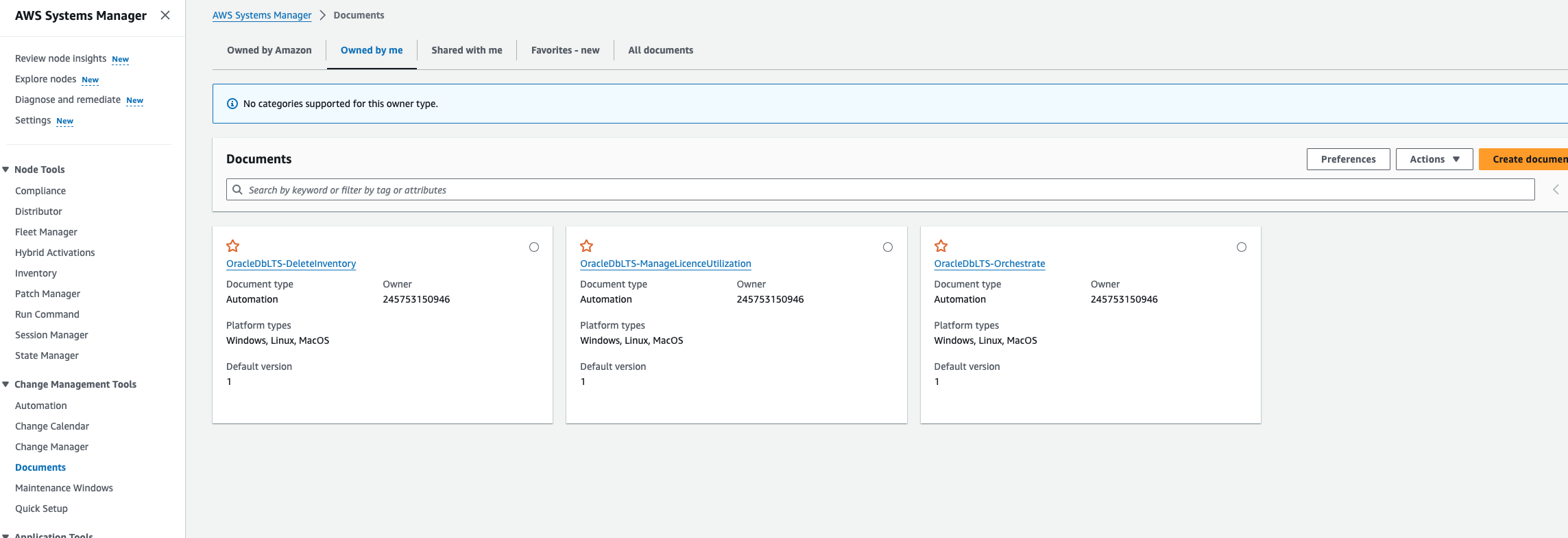 automation documents location 